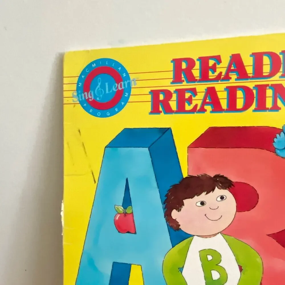 Vintage 1989 Reading Readiness Sing & Learn Vinyl Record